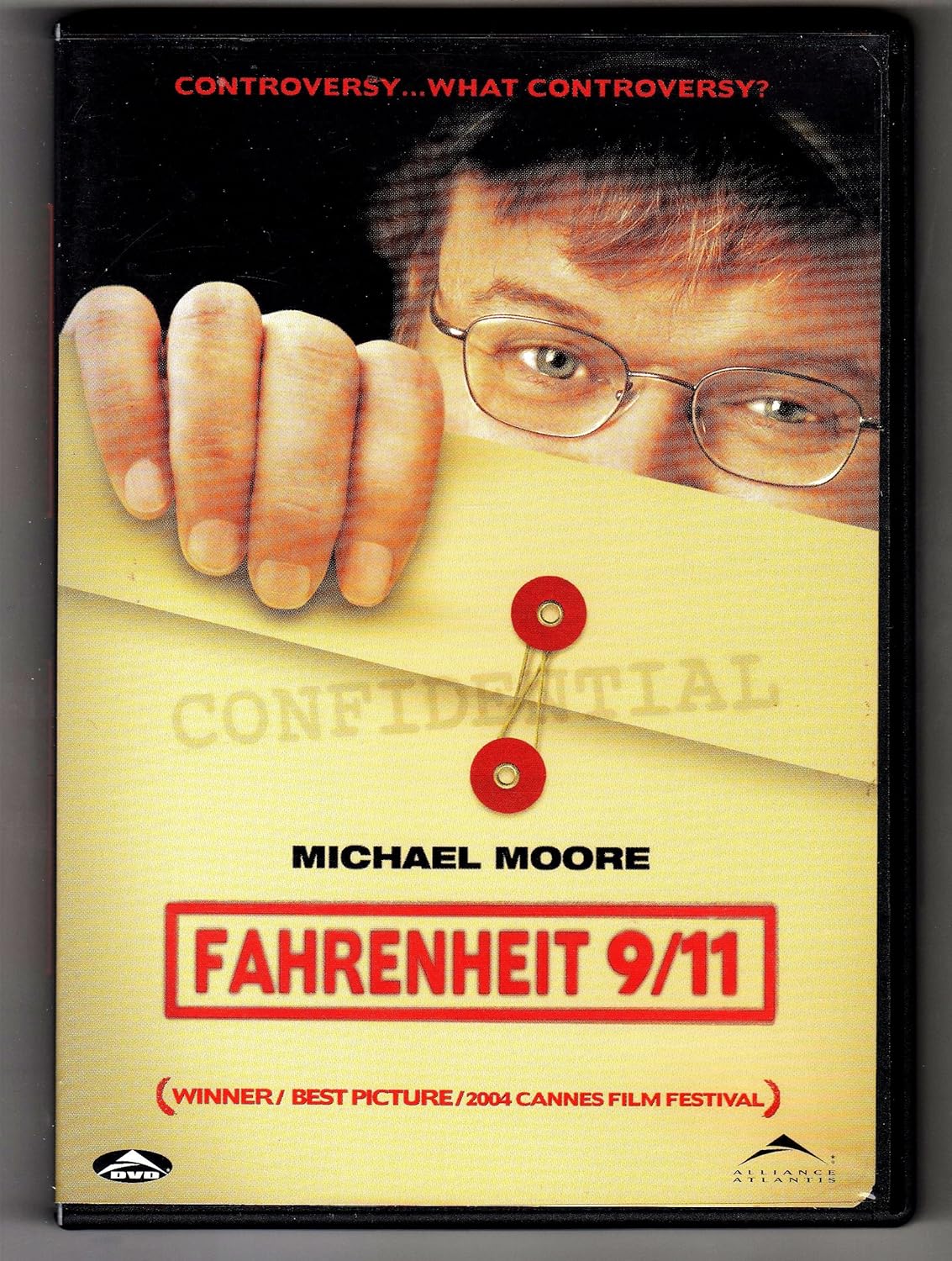 &ldquo;Fahrenheit 911 (2004) DVD cover