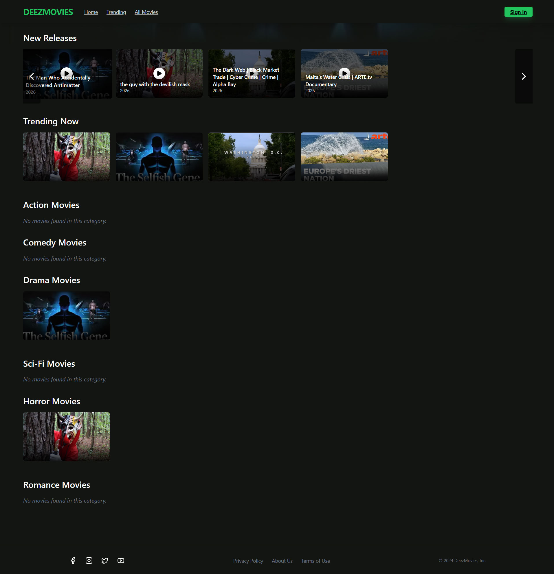 Deez Movies, Inc. screenshot (2026-05-26)