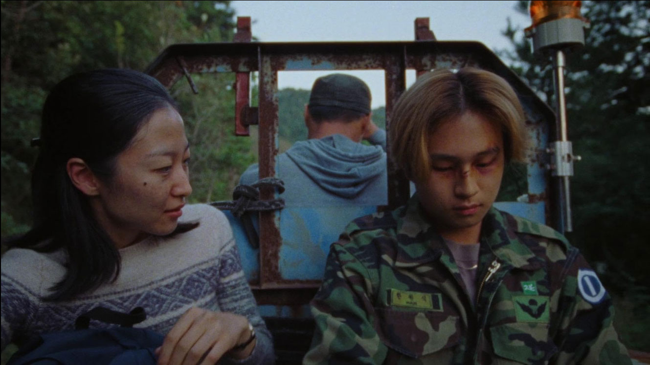 So-Young and Dong-Hyun in Korea (still from &lsquo;Riceboy Sleeps&rsquo; (2022))