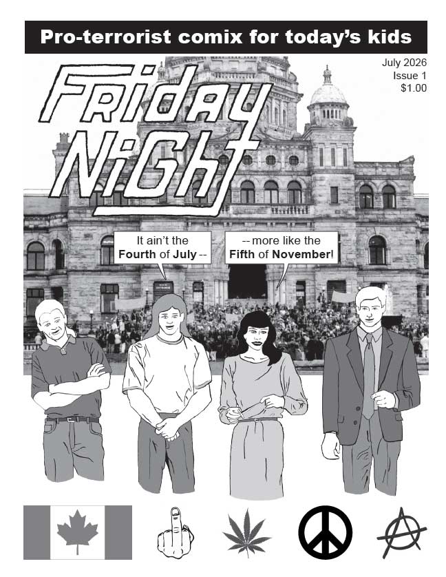 &ldquo;Friday Night Comics&rdquo; Issue 1 (July 2026) front cover